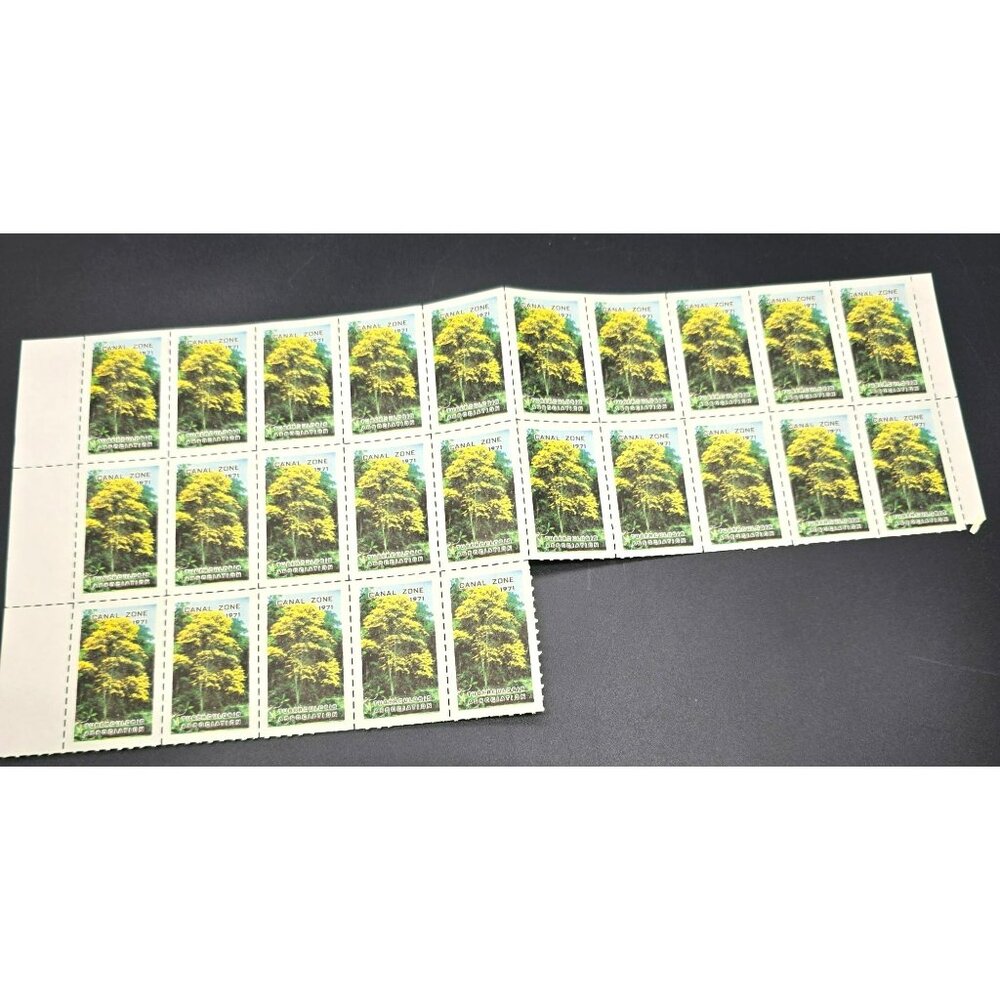 1971 Canal Zone Tuberculosis Association Seals Stamps Sheet Of 25 LI3057